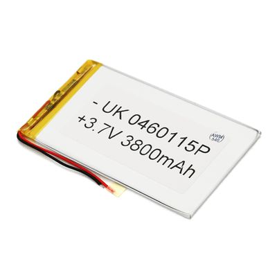 Літій-полімерний акумулятор 4 * 60 * 115mm 3,7V (Li-ion 3.7В 3500мА·ч) 0460115 фото