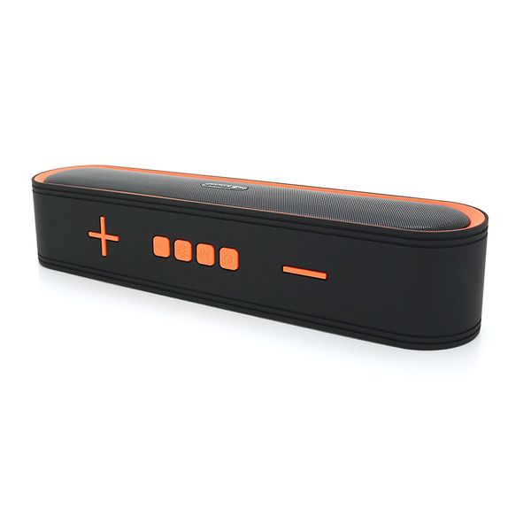 Колонка Kisonli LED-915 Bluetooth 5.0, 2х5W, 1200mAh, USB/TF/BT/FM/AUX, DC: 5V/1A, Orange, BOX, Q30 LED-915 фото