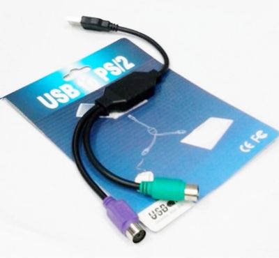 Перехідник USB AM / 2 * PS2, 20см, Black OEM Q25 09109 фото