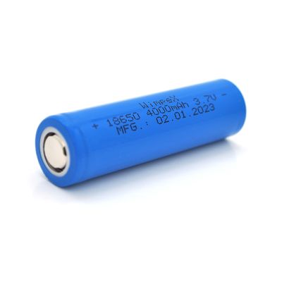 Аккумулятор WMP-4000 18650 Li-Ion Flat Top, 1800mAh, 3.7V, Blue YT29841 фото