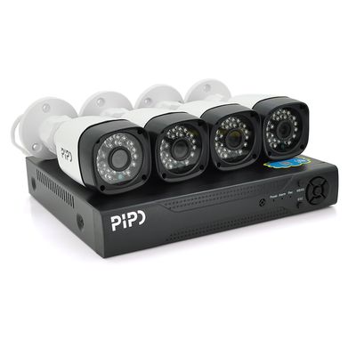 Комплект відеоспостереження Outdoor 016-4-5MP Pipo (4 вуличні камери, кабелі, блок живлення, відеореєстратор APP-Xmeye) Outdoor016 фото