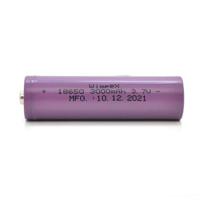 Акумулятор WMP-3000 18650 Li-Ion Tip Top, 1000mAh, 3.7V, Purple YT27578 фото