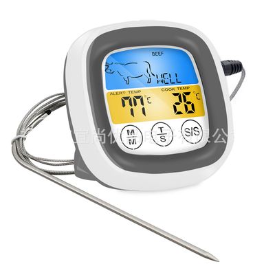 Термометр для їжі EN2022 з виносним щупом, Silver-White EN2022-SW фото