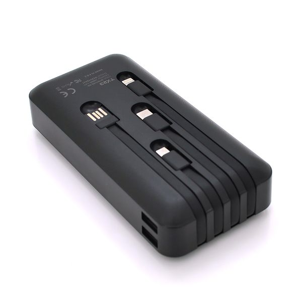 Powerbank TX-23 20000mAh, кабеля USB: Micro, Lighting, Type-C, Mix color, Box TX-23 фото