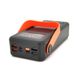 Power bank YM-636CX 40000 mAh, Solar, flashlight, Input:5V/2.1A(micro-USB,TypeC,Lightning), Output:5V/2.1A(4xUSB),With 4 owner cable,plastic,Black,BOX YM-636CX фото 3
