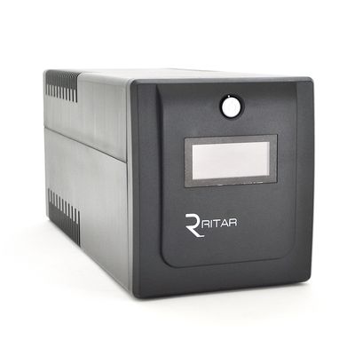 ДБЖ Ritar RTP1000 (600W) Proxima-D, LCD, AVR, 3st, 4xSCHUKO socket, 2x12V7Ah, plastik Case ( 460 x 225 X 245 ) 9,4 кг Q2 RTP1000D фото