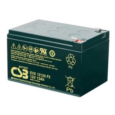 Аккумуляторная батарея CSB EVX12120, 12V 12Ah (151х98х94(100)мм, Q6 EVX12120F2 фото