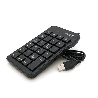 Цифрова клавіатура USB Deyilong DY-900 для ноутбука, довжина кабеля 130см, Black, 23к, Box DY-900 фото