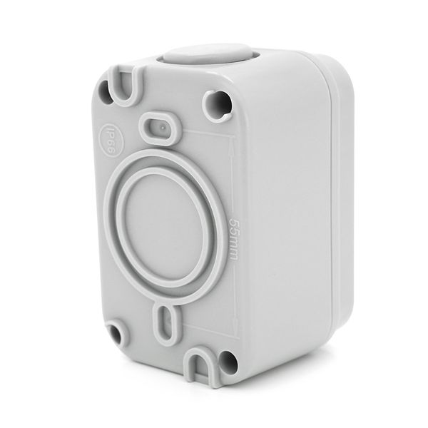 Кнопка дзвінка одинарна, зовнішнього монтажу, водонепроникна, IP66, AC: 110-250V, 16A, Grey SFGS-01 фото