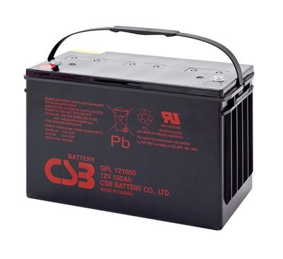 Аккумуляторная батарея CSB GPL121000, 12V 100Ah (343х168х215 (220) Q1/20 (ТАЙВАНЬ) GPL121000 фото