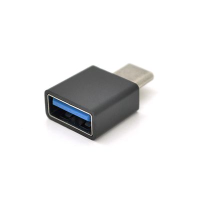 Перехідник USB3.0(AF) OTG => Type-C(M), Black/White, OEM SP-PType-C(M) - USB2.0(F) фото