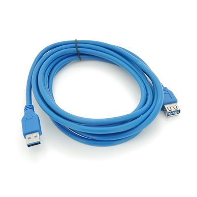Подовжувач USB 3.0 AM / AF, 3.0m, Blue, пакет YT-3.0AM\AF-3.0BL фото
