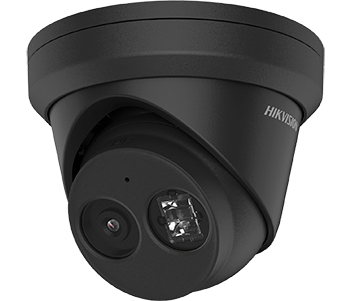 4МП IP відеокамера Hikvision AcuSense Turret чорного кольору DS-2CD2343G2-IU (2.8 mm) DS-2CD2343G2-IU (2.8мм) b фото