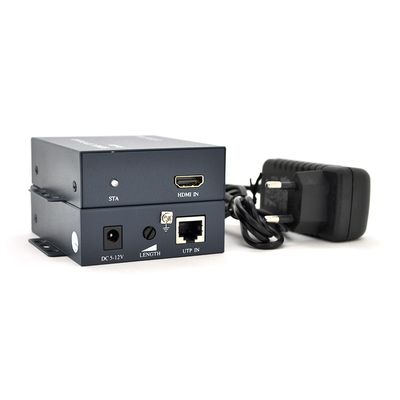 Одноканальный активный удлинитель HDMI сигнала по UTP кабелю. Дальность передачи: до 100метров, cat5e/cat6e 1080P/3D (96*76*28) x2 YT-SCPE HDM-100m1080Р фото