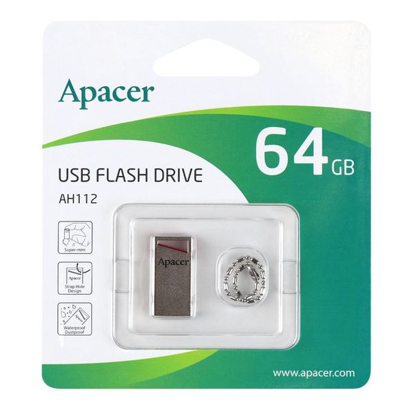 USB флеш-накопичувач Apacer AH112 64gb ЦУ-00041858 фото