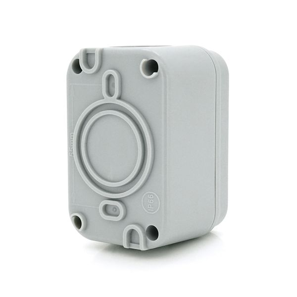 Кнопка одинарна зовнішнього монтажу SL-3, вузька, водонепроникна, IP66, AC:110-250V, 10A, Grey Sicoele-3 фото