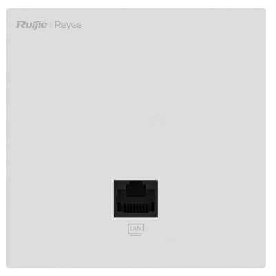 Настенная двухдиапазонная гигабитная точка доступа Ruijie Reyee RG-RAP1261, 1 x 10/100/1000Base-T, питание PoE, 86 x 86 x 42.4 мм RG-RAP1261 фото