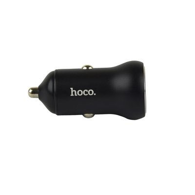 Автомобільний Зарядний Пристрій Hoco NZ5 Smooth road PD30W+QC3.0 Type-C to Lightning Колір Чорний 26663_1822883 фото