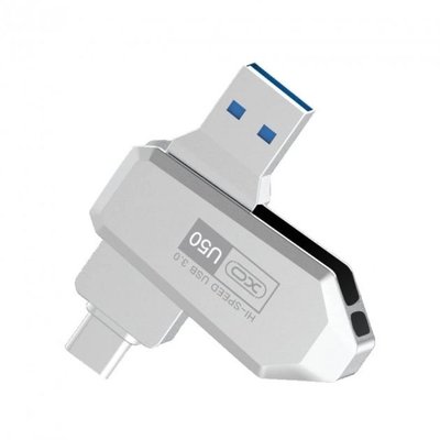 USB флеш-накопичувач XO U50 USB3.0+Type C 128GB ЦУ-00039743 фото