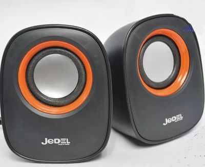 Колонки 2.0 JEDEL JD-M600 (Q-106) USB + 3.5mm, 2x3W, 90Hz- 20KHz, з регулятором гучності, Black/Red, BOX, Q50 JD-M600 (Q-106) фото