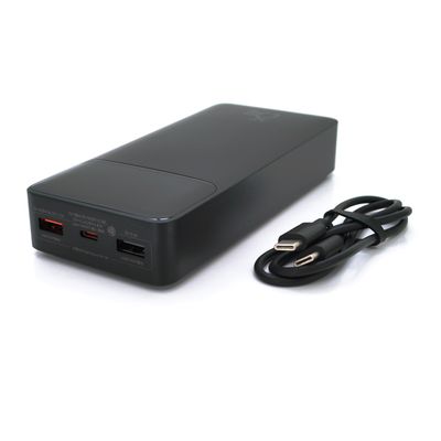 Powerbank Baseus Bipow 20000mAh, Output: 2*USB + 2*Type-C, 25W, Black, Q1 PPBD25K фото