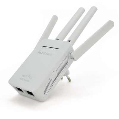 Підсилювач WiFi сигналу з 4-ма вбудованими антенами LV-WR09, живлення 220V, 300Mbps, IEEE 802.11g / n, 2.4-2.4835GHz, BOX LV-WR09 фото