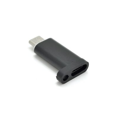 Переходник VEGGIEG TC-102 Type-C(Female) - Micro-USB(Male), Black, Пакет TC-102 фото