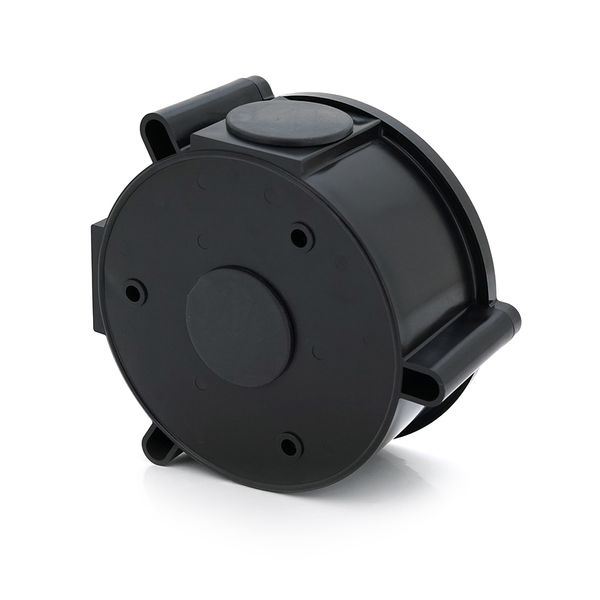 Монтажна коробка для камер UMK D-130, IP65, захист від ультрафіолету, (130х50мм) чорна, пластик YT30292 фото