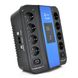 ДБЖ Ritar U-Smart-1000 (600W), LED, AVR, 3st, 8xSCHUKO socket, 1x12V9Ah, USB x2, RJ45, plastik Case RS628U фото 2