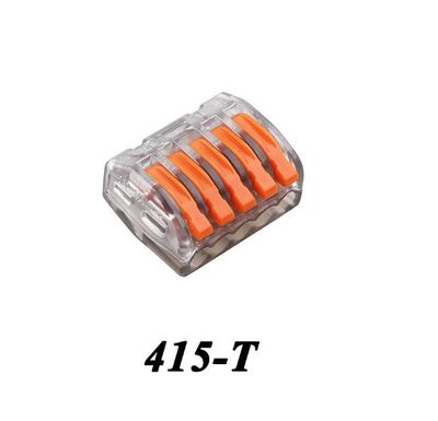 Роз'єм для підключення проводки PCT-415-T, 5-pin WAGO222-415-T фото