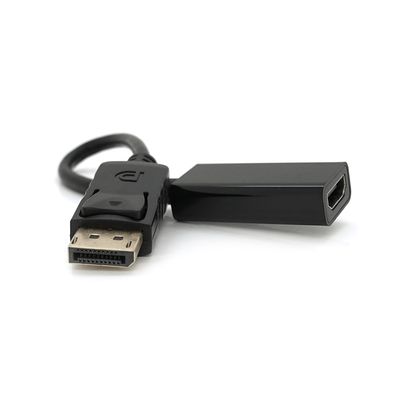 Конвертер Display Port (папа) на HDMI(мама) 30cm, Black, 4K, Пакет YT-C-DP(M)/HDMI(F)4K фото