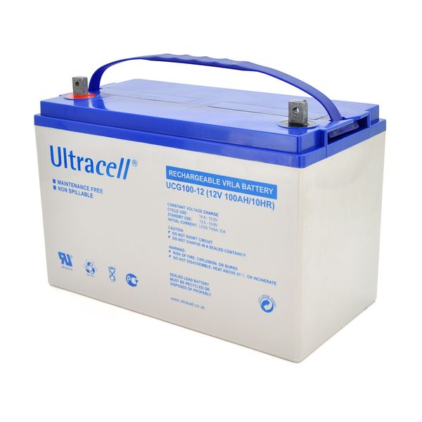 Акумуляторна батарея Ultracell UCG100-12 GEL 12V 100 Ah (328 x 173 x 232) White Q1/48 UCG100-12 фото