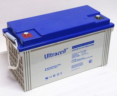 Аккумуляторная батарея Ultracell UCG120-12 GEL 12 V 120 Ah (409 x 176 x 225) White Q1/40 UCG120-12 фото