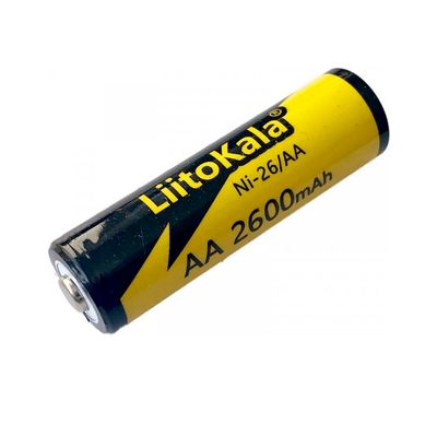Акумулятор LiitoKala Ni-26/AA 1.2V AA 2600mAh NiMH Rechargeable Battery, 4 штуки у shrink, ціна за shrink Ni-26/AA фото