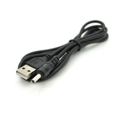 Кабель для планшета USB2.0(M)=> 3.5/1.35mm(M), 0,7м, Black, OEM YT-AM-3.5/1.35 фото