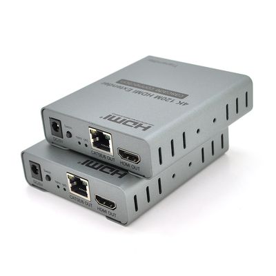 Одноканальний активний подовжувач HDMI сигналу по UTP кабелю з ик управлінням до 120 метрів, cat5e/cat6e 4K/1080P з блоком живлення. YT-SCPE HDM-100m1080Р+A фото