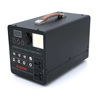 Портативний PowerBank S-500W, 220V/30A, 2*AC/220V+4*DC/12V+6*USB/5V, LED, Q2 S-500W-30A фото