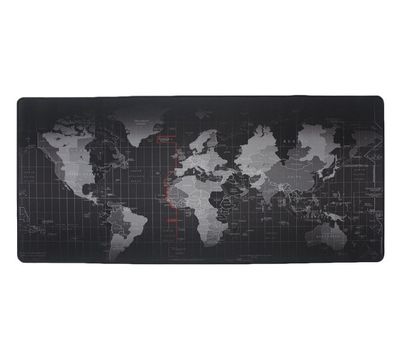 Килимок 400 * 900 тканинної Карта світу з бічної прошивкою, товщина 3 мм, колір Black, Box YT-KKM4x9 фото
