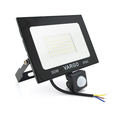 Прожектор LED c датчиком руху Vg-50W, IP65, 6500K, 2700Лм. Box Vg-50W фото