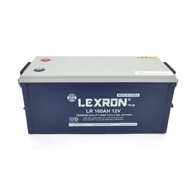 Акумуляторна батарея Lexron LR-DCK-12-160 Carbon-Gel 12V 160 Ah DEEP CYCLE (522 x 240 x 221) 44.5kg LR12-160 фото