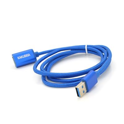 Подовжувач iKAKU KSC-753 ZUOFEI USB AM/AF USB3.0 charging data extension cable, 1,2m, Blue, Box YT-AM/AF-KSC-753 фото