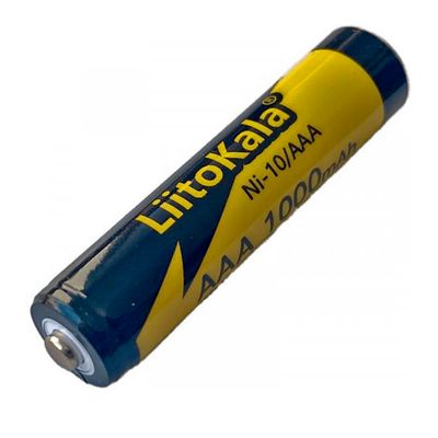 Аккумулятор LiitoKala Ni-10/AAA 1.2V AAA 1000mAh NiMH Rechargeable Battery, 5 штук в shrink, цена за shrink Ni-10/AAA фото