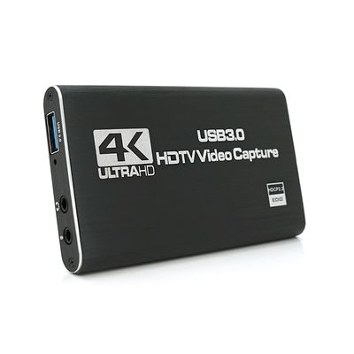 Зовнішня карта відеозахоплення 4К HDMI-USB 3.0, для захоплення та запису відео з екрана комп'ютера+ мікрофонний вхід та вихід на навушники YT35980 фото