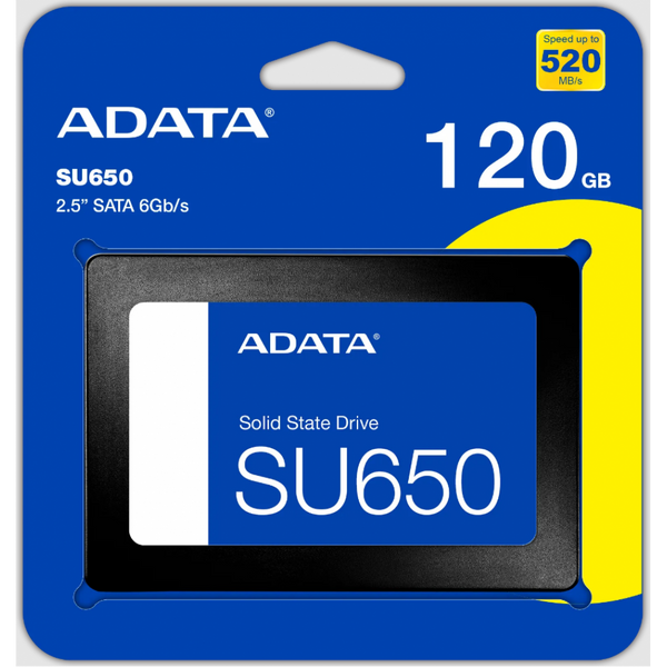 SSD Диск ADATA Ultimate SU650 120GB 2.5&amp;quot; 7mm SATAIII (ASU650SS-120GT-R) ЦУ-00041971 фото