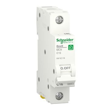 Автоматичний вимикач Schneider RESI9 16А, 1P, крива, 6кА R9F12116 фото