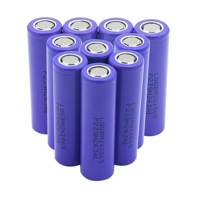 Акумулятор 18650 Li-Ion GBM261865 (LG M26), 2600mAh, 10A, 3.7V ціна за штуку, Purple, 2 шт. в упаковці, ціна за 1 шт GBM261865 фото