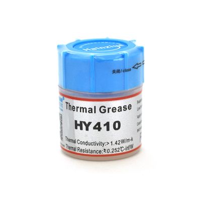 Паста термопровідна HY-410 0,5g, шприц, White,> 0,925W / m-K, 