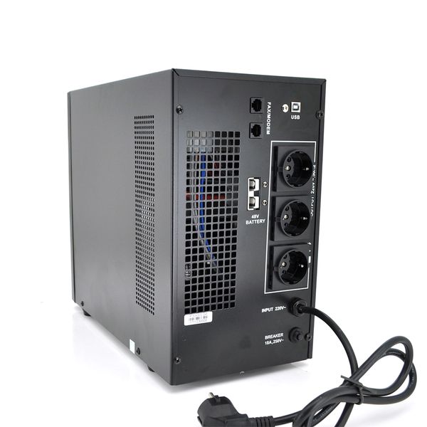 Інвертор з правильною синусоїдою RITAR RTSW-3000(2100 Вт), 48В, під зовнішній АКБ, Q1 (535*340*495) 22,9 кг ( 380*195*330 ) RTSW-3000 D48 фото