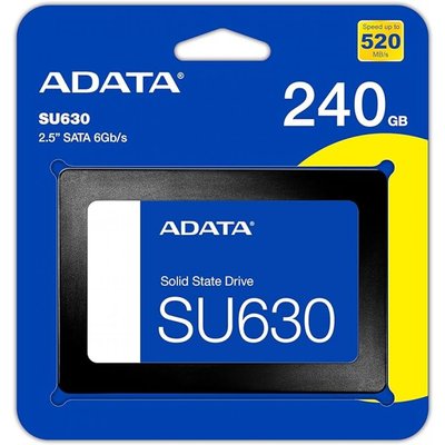 SSD Диск ADATA Ultimate SU630 240GB 2.5&amp;quot; 7mm SATA III 3D QLC (ASU630SS-240GQ-R) ЦУ-00041973 фото