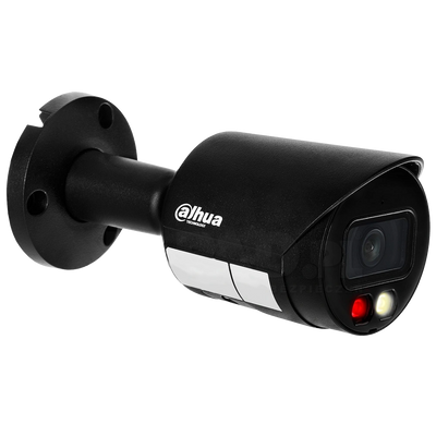 4Mп IP відеокамера чорного кольору з подвійним підсвічуванням та мікрофоном DH-IPC-HFW2449S-S-IL-BE (2.8мм) DH-IPC-HFW2449S-S-IL-BE фото